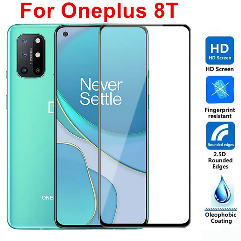 

3pcs Screen Protector for Oneplus 8t 8 t 5G 1+8T One Plus 8T Smart Phone Tempered Glass on Oneplus8t Full Cover Protective Glass