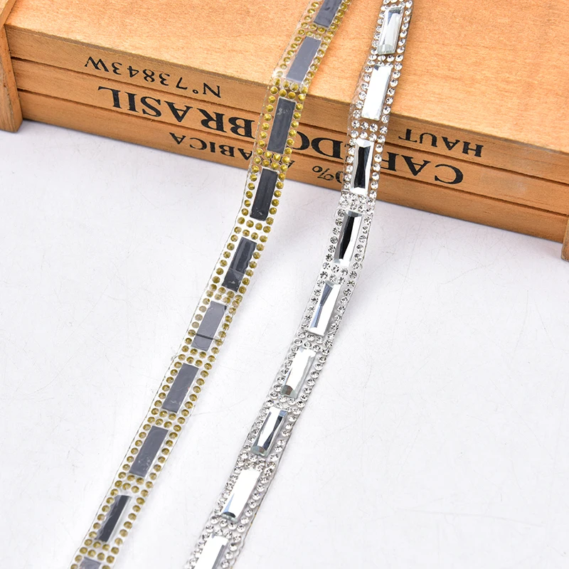 5 ярдов/партия стразы для горячей фиксации кристаллы отделка сетка свадебная