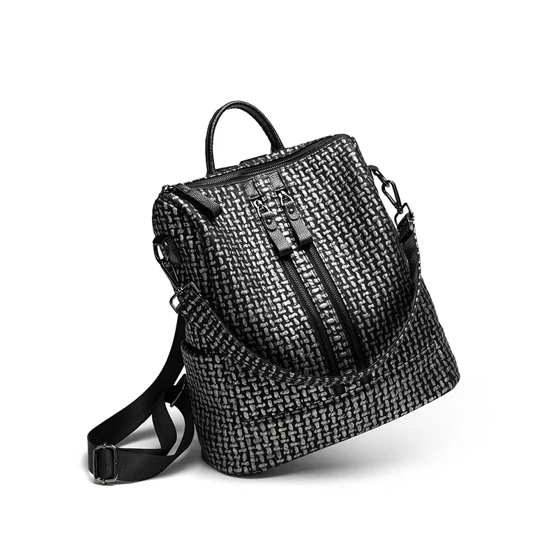 Женские кожаные рюкзаки DAI.MM женская сумка на плечо модный рюкзак винтажные