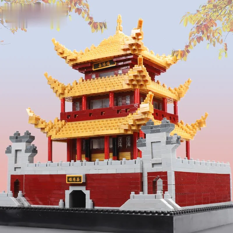 Архитектура Алмазный конструктор игрушечный здание съезда Эйфелева башня Белый