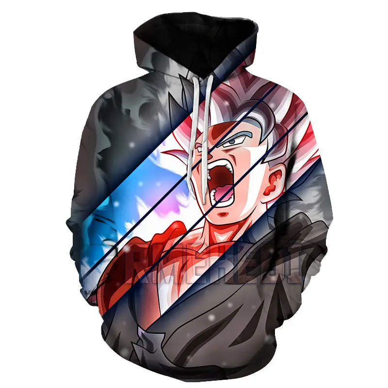 Новейшая Толстовка для мужчин/женщин с 3D принтом в стиле аниме Жемчуг дракона