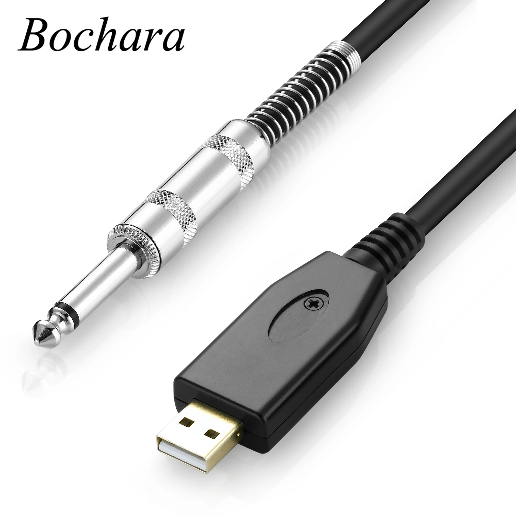 Bochara USB Male to XLR Female Cable Studio Audio Connector Cords Adapter for Microphone Recording