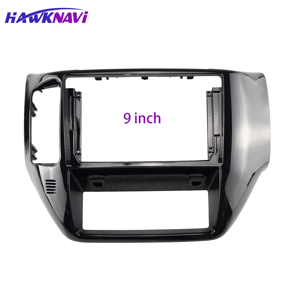 

9 Inch 2Din Car Radio Fascia for Nissan Patrol 2004-2012 Large Screen Audio Dash Mounting Panel Auto Headunit Stereo Frame