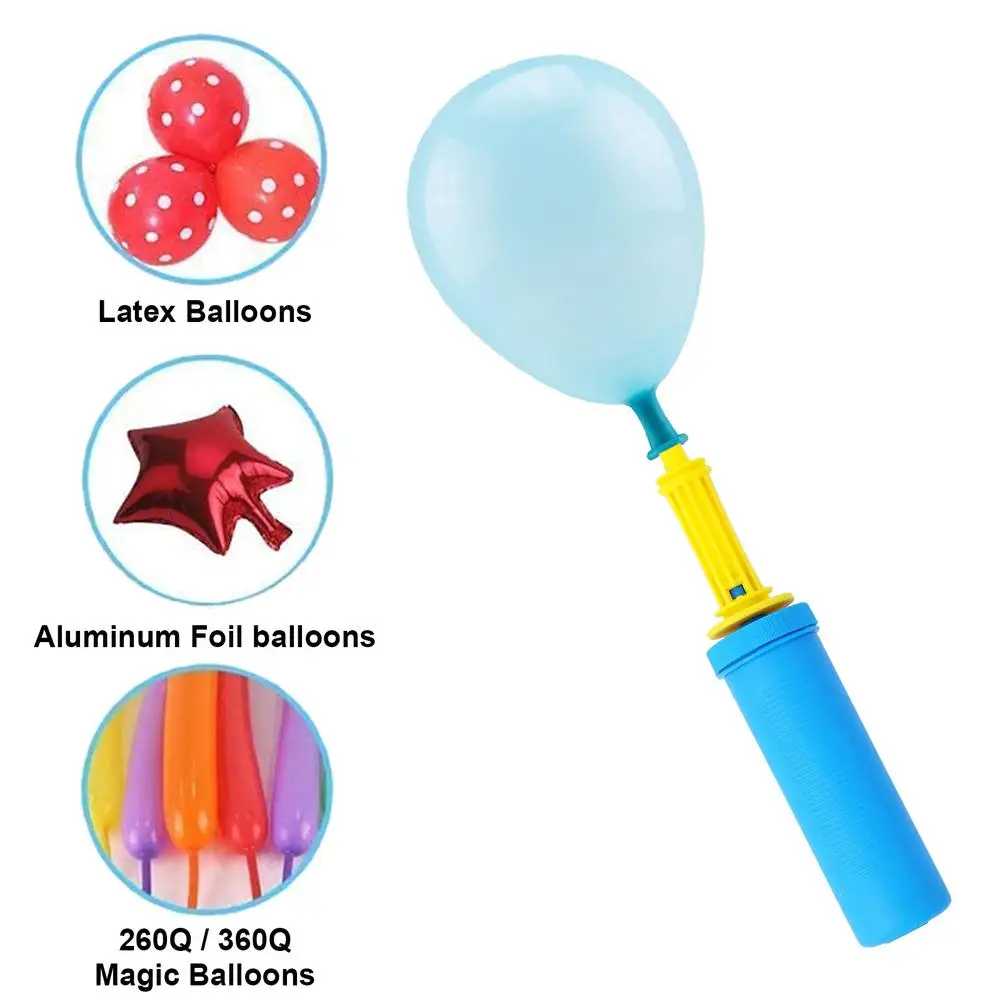 

Inflator Balloon Inflator Pump 2-way Manual Pump Hand-pull Air Blower For Swimming Pool