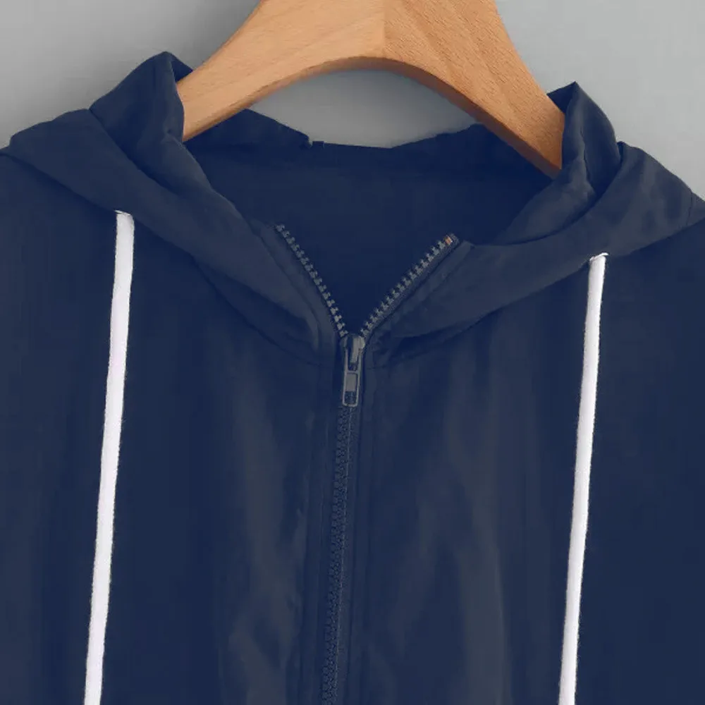 Уличная велосипедная куртка спортивная одежда с капюшоном для женщин длинным