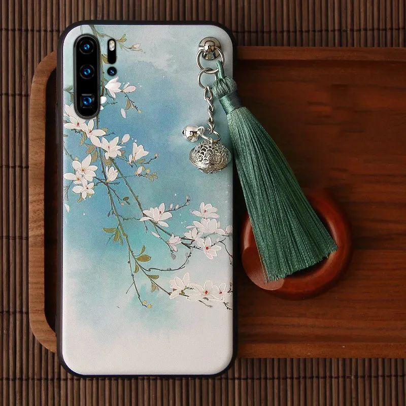Pattern F 3D рельефный чехол для samsung Galaxy Note 10 Plus 5G 9 8 S10 S9 S8 Plus, чехол с кисточкой, тисненый противоударный мягкий чехол на заднюю панель, чехол - Color: Pattern F