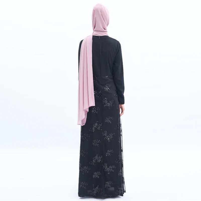 Sequin Abaya Turkish Dresses Dubai Hijab Muslim Dress Caftan Islam Clothing Abayas For Women Kaftan Tesettur Ebise Djelaba Femme