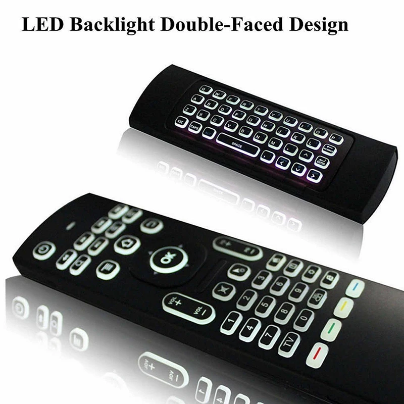 MX3 Backlit Air Mouse Smart Voice Remote Control 2.4G RF Wireless Keyboard For Android TV Box | Электроника