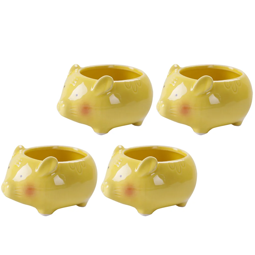 

4 шт., керамические контейнеры для растений