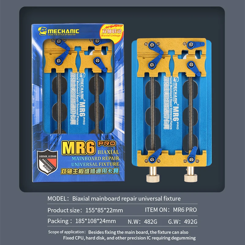 mechanic universal pcb holder double bearing jig fixture for iphone samsung huawei motherboard soldering tools rework platform free global shipping