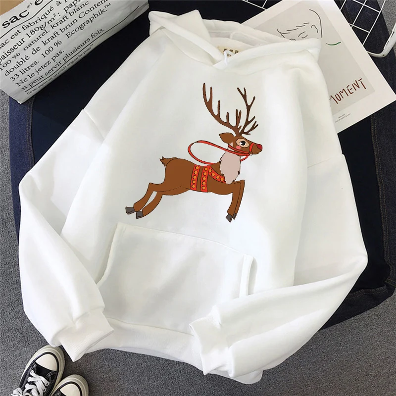2022 Hot Christmas Print Fashion Hoodie Deer Pattern Men's/Women's High Quality Comfortable Sweatshirt Autumn Holiday Jacket