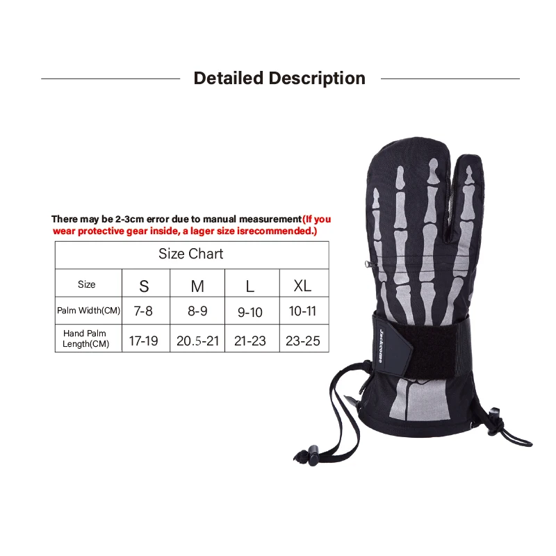 Новый дизайн зимние лыжные и перчатки водонепроницаемые ветрозащитные для