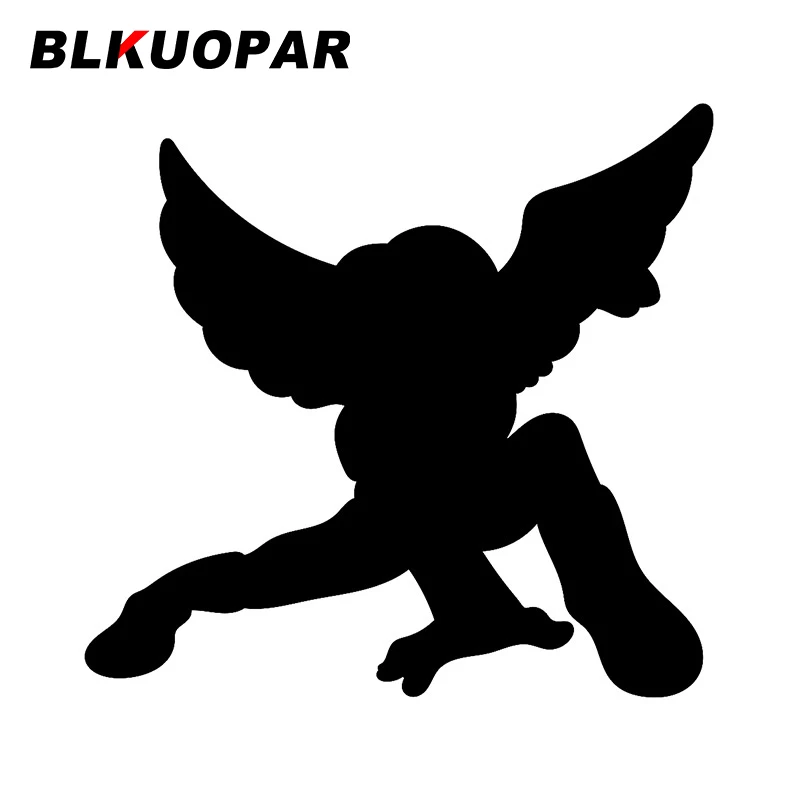 BLKUOPAR для крылатого красивого мужского супергероя на наклейках на автомобиль Ограничение царапин Карикатура личность Наклейки Вырубка Украшение шлема.