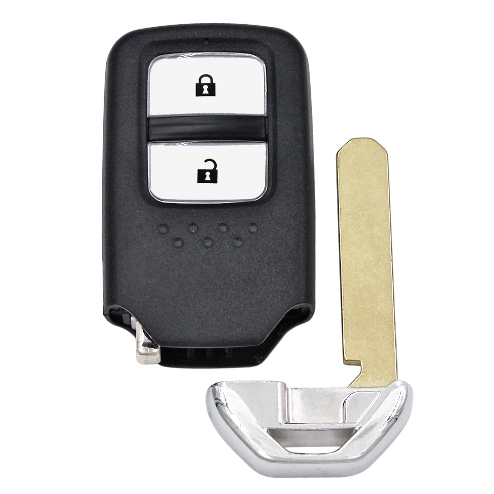 2 Button Smart Remote Car Key 313.8Mhz ID47 Chip for Honda Fit City Jazz Shuttle Vezel FCC: KR5V1X 72147-T5A-J01 / 72147-T5C-J01 |