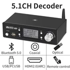 HD920PRO HDMI2.0 5.1CH аудио декодер Bluetooth 5,0 приемник DAC DTS AC3 Dolby атмосферs 4K ARC конвертер SPDIF PCUSB звуковая карта