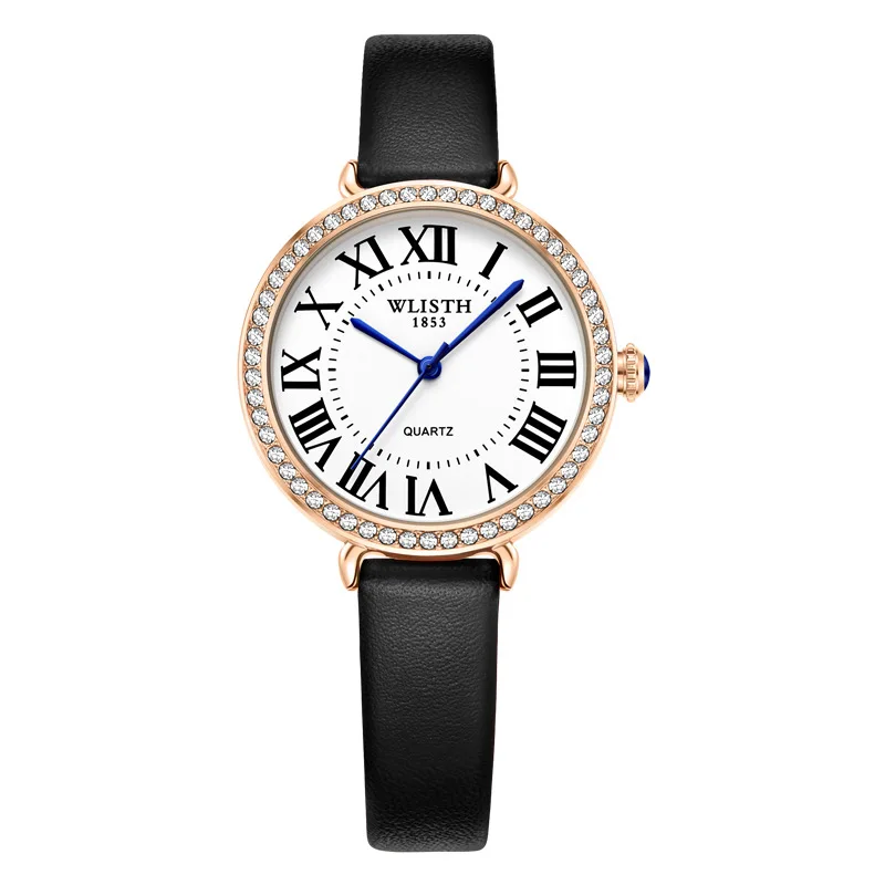 Watch fashion trend quartz belt women's watch diamond simple temperament ladies watch enlarge