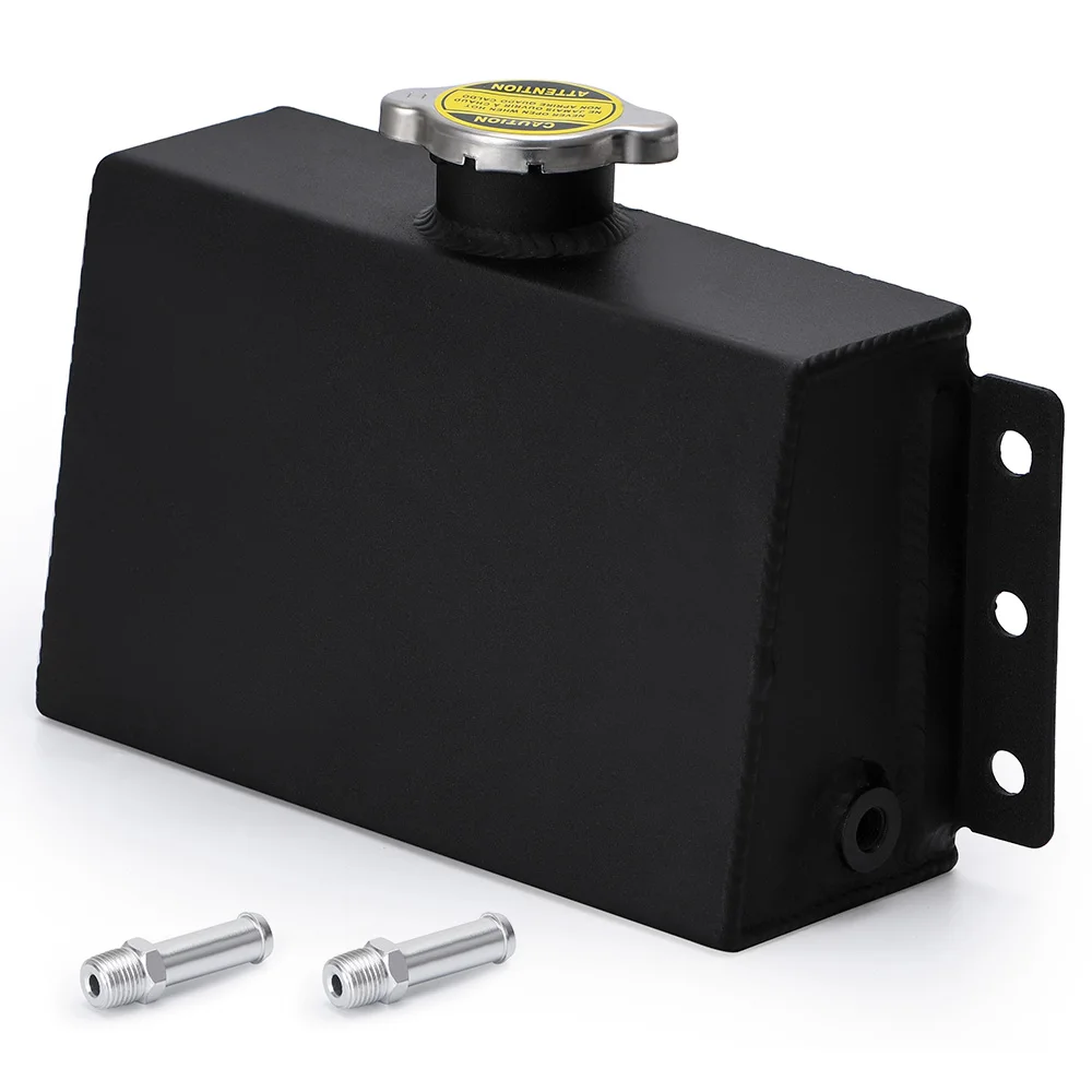 

Universal Coolant Expansion Fill Tank Overflow Reservoir Aluminum For Subaru Honda Acura Nissan Mazda WX-TK49