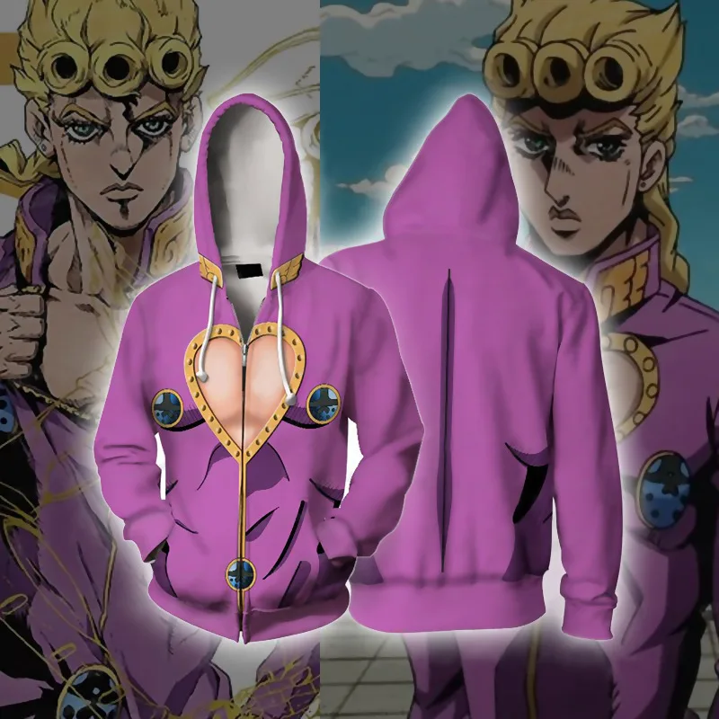 Японский аниме косплей костюмы Jojo bizare Adventure толстовки мужская женская одежда на