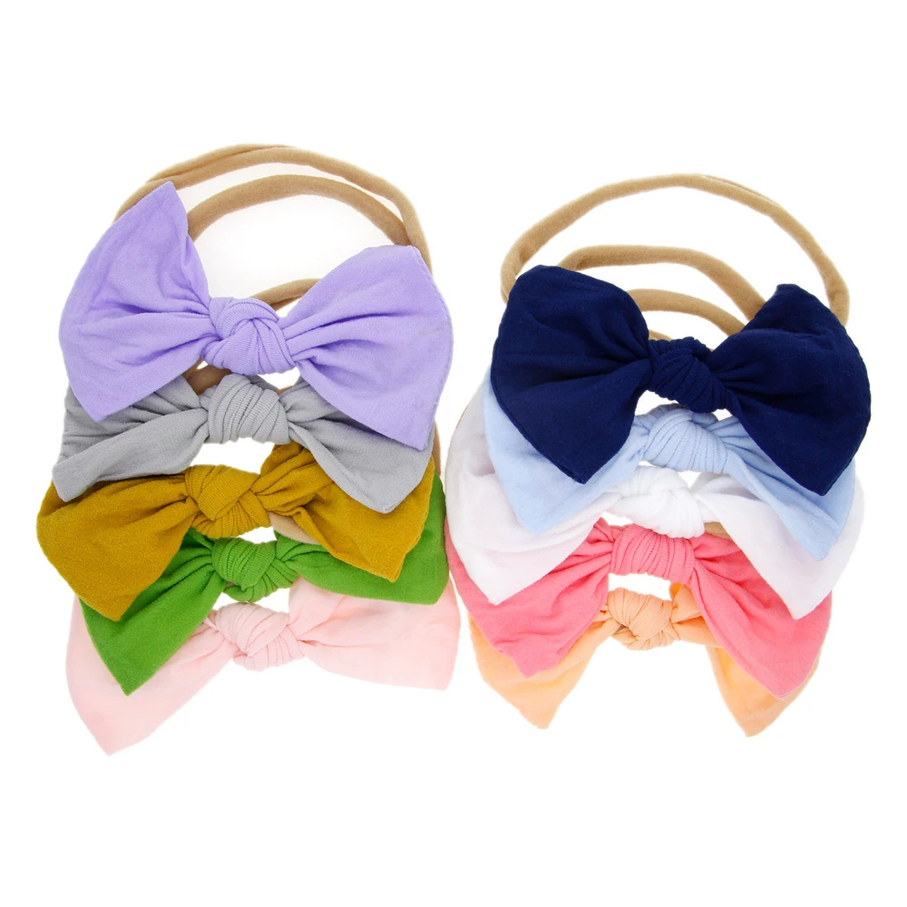 Повязка на голову для маленьких девочек детский головной убор с бантом