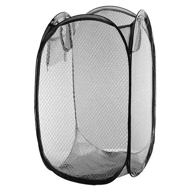 

Foldable Laundry Baskets Pop Up Easy Open Mesh Laundry Clothes Hamper Basket For College Dorm