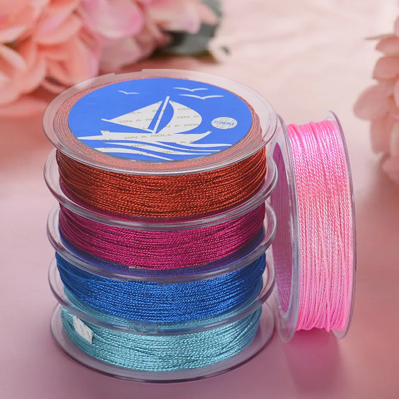 Oar 0 4 мм аксессуары сделай сам плетеный вручную браслет ожерелье золотая и