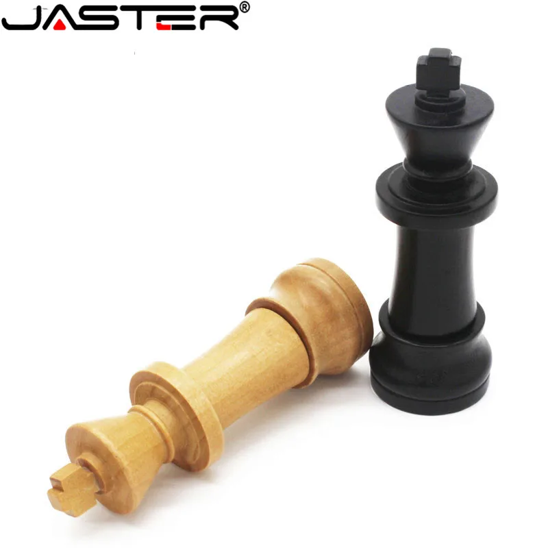 Лидер продаж деревянный международный шахматный флэш-накопитель JASTER реальная