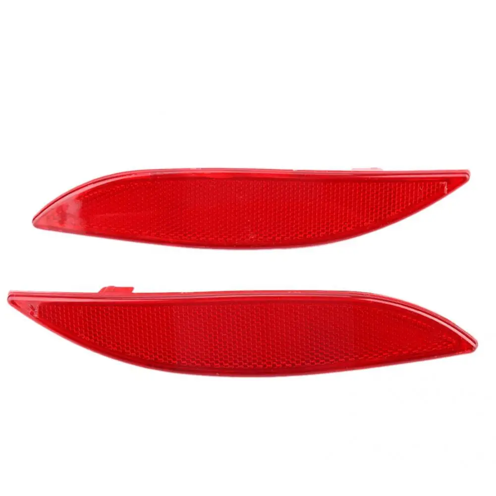 

Unique 2Pcs Practical Red Rear Bumper Reflector Lens 265650004R 265600004R ABS Rear Bumper Light Stylish