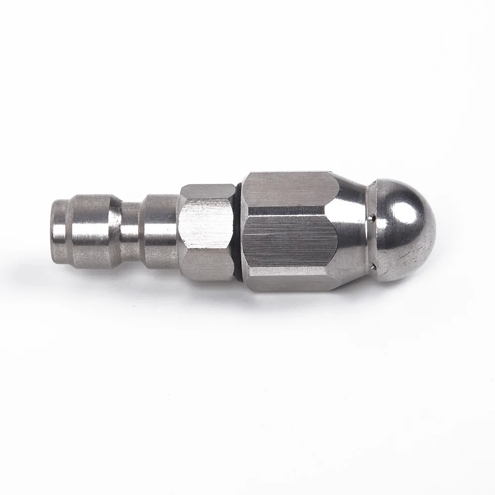 

1/4'' Sewer Cleaning Jetting Nozzle Rotary Spinning Drain Sewer Jetter Nozzle
