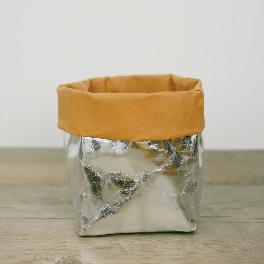 Горшок моющийся из крафт бумаги креативный Настольный цветочный горшок для