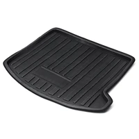 cargo floor tray carpet mud rear trunk boot mat liner shock waterproof for ford escape kuga kick protector overlay 2013 2018
