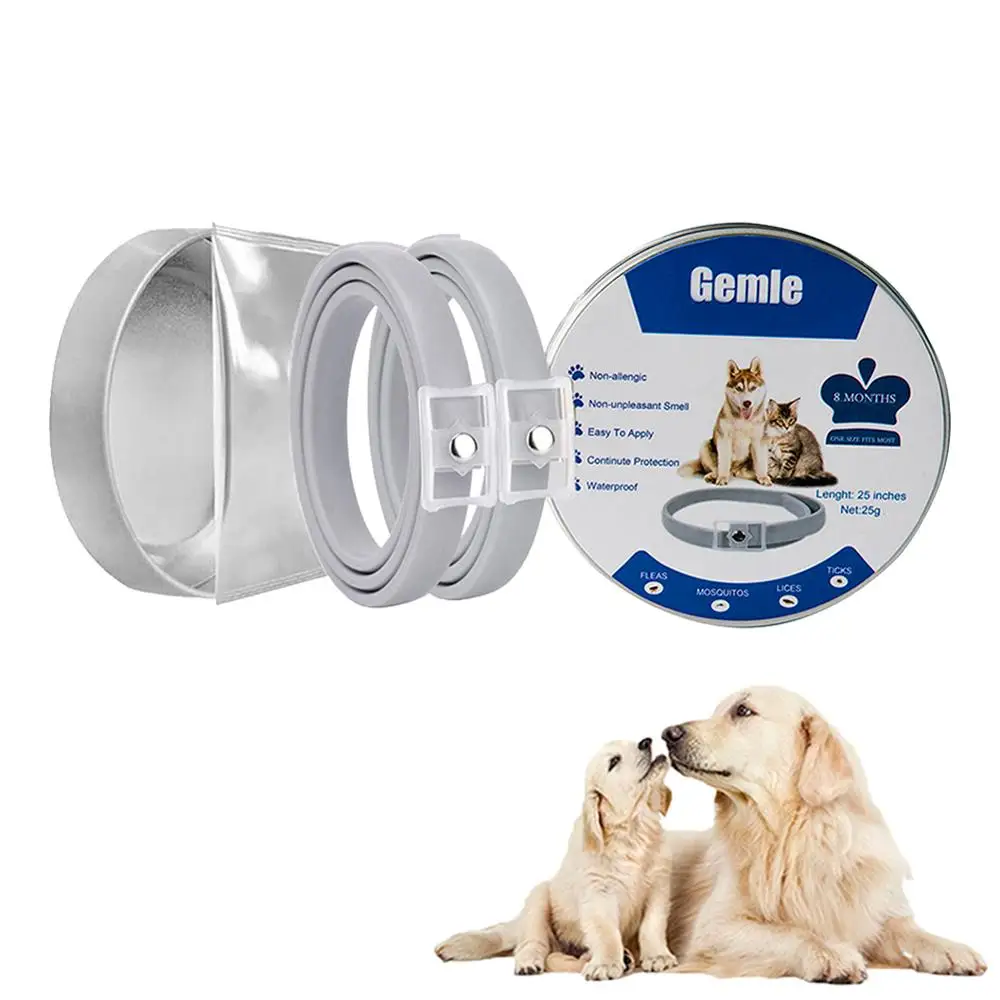 63 см пса противоблошиный ошейник анти блохи от клещей комаров Открытый