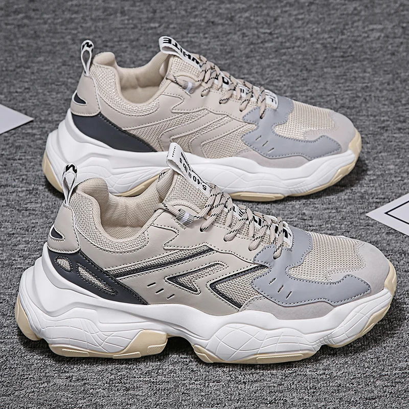 

Fashion Vulcanize Shoes For Men Damping Men's Sneakers Comfortable Sports Man Jogging Footwear Outdoor Walking Fitness Trainers