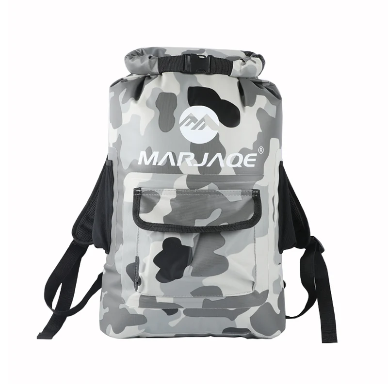 DBB05 PVC500D 22L Outdoor Waterproof Swimming Bag Backpack Bucket Compression Storage Dry Rafting Canoeing Travel Bag|Сумки для