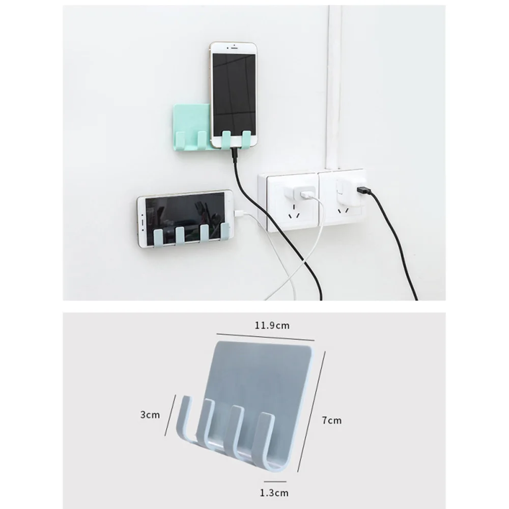 

Adhesive Wall Mount Mobile Phone Holder Charging Bracket Stand