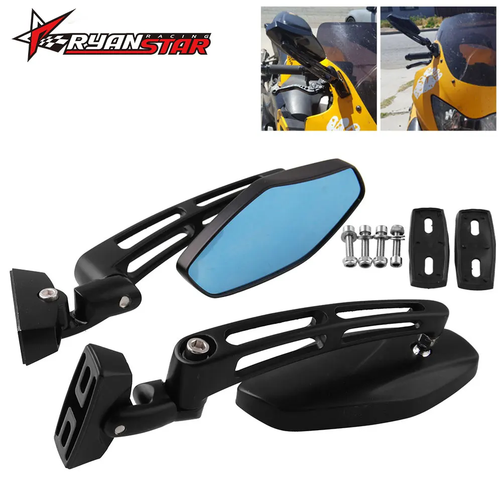 MotoRrcycle гоночный зеркала заднего вида для Honda CBR 600 F3 F4i 900 929 954 1000 RR Kawasaki Ninja Suzuki GSXR Yamaha