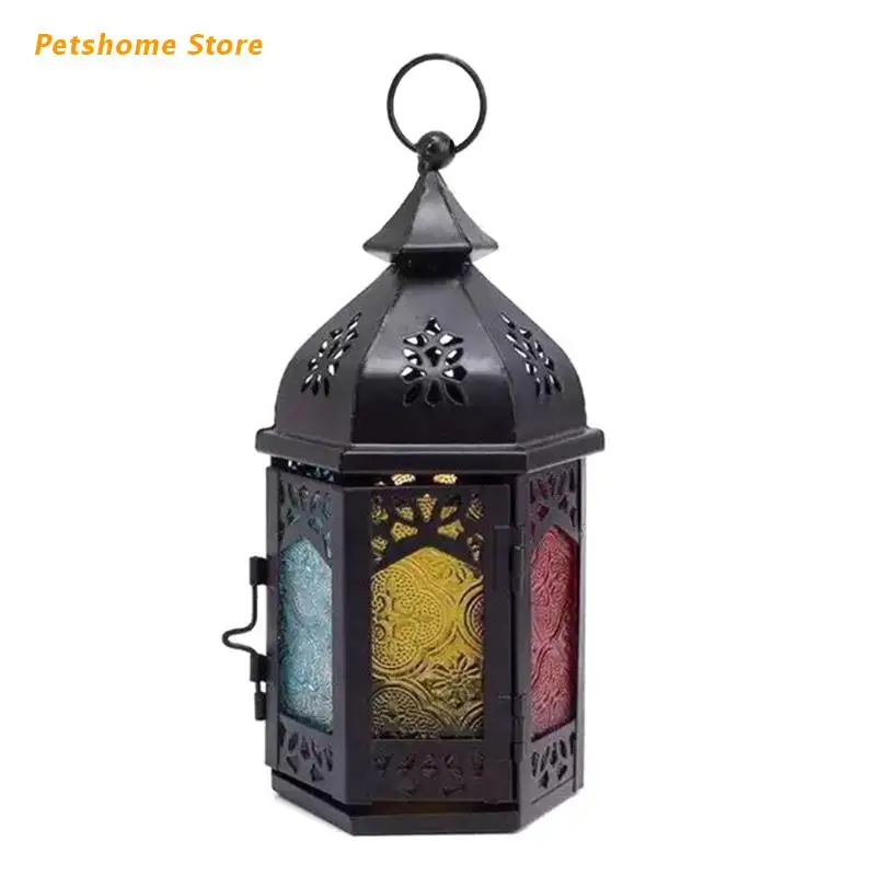 

Wrought Iron Retro Candlestick Holder Home Decoration Crafts Restaurant Tabletop Creative Ornaments Candler Holder LX9C