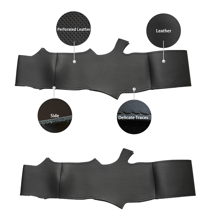

Soft Hand-stitched Black Artificial Leather Car Steering Wheel Cover for Chevrolet Malibu 2011-2014 Volt 2011-2015