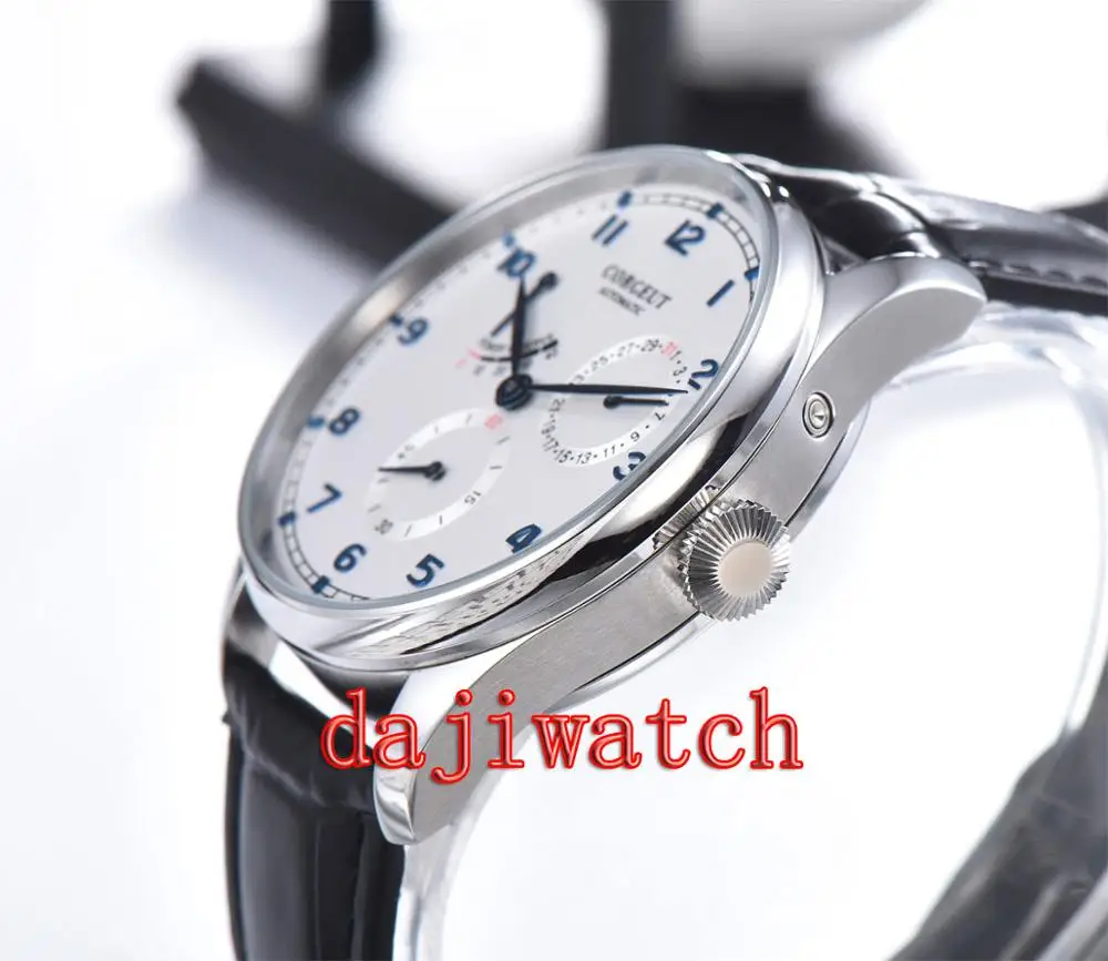 Corgeut часы 42 мм автоматическая обмотка мужские чайки механические Автоматическая