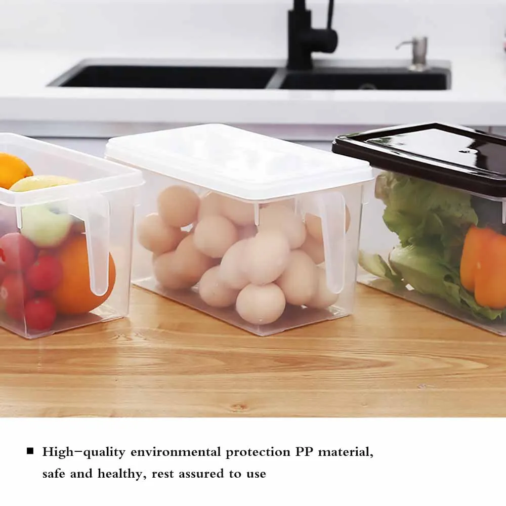 Органайзер для холодильника Еда контейнер хранения с крышкой и ручкой коробки