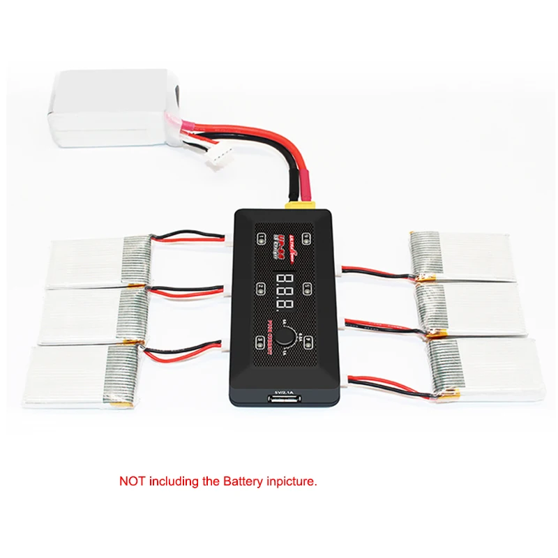 

1PCS Ultrapower UP S6 Brushless Lithium Battery Charger 1in6 Support High Pressure Recharger for 1S Hollow Glass FPV RC Drone