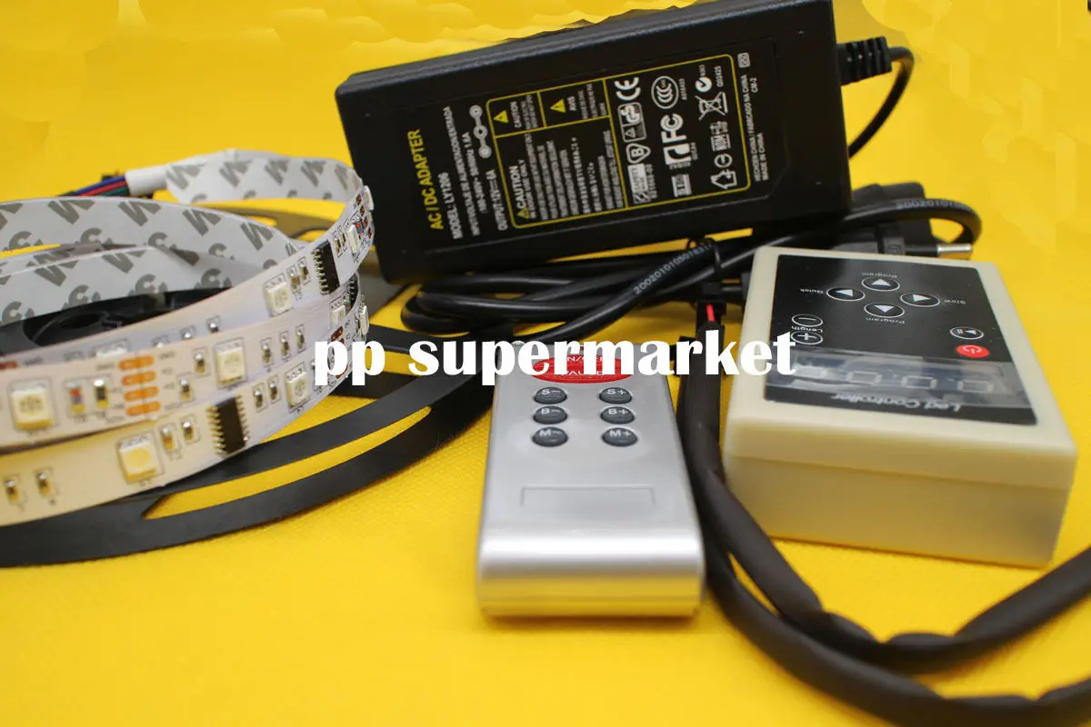 Нет водонепроницаемый 5 м 6803 IC 150 светодиодный RGB Светодиодная лента 12 DC 5050 SMD Dream