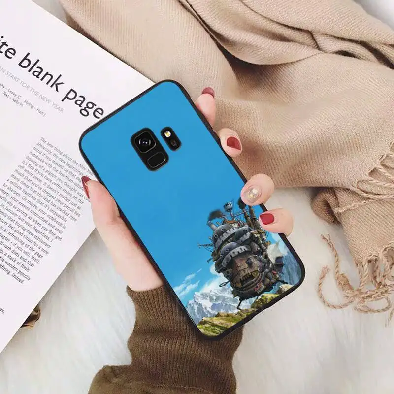 

Howls Moving Castle anime Phone Case For Samsung Galaxy S5 S6 S7 S8 S9 S10 S10e S20 edge plus lite Cover Funda Shell Coque