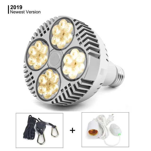 3500k CF растут новые маленькие Вт 90 Вт E27 для теплиц комнатных растений светодиодные лампы для выращивания растений - Испускаемый цвет: 3500k