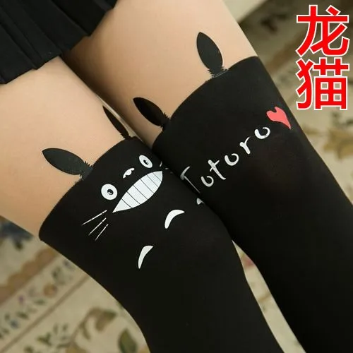 Милые колготки принцессы блестящие колготки hello kitty японский плюс размер Чулочные изделия кошка женские чулки - Цвет: 12