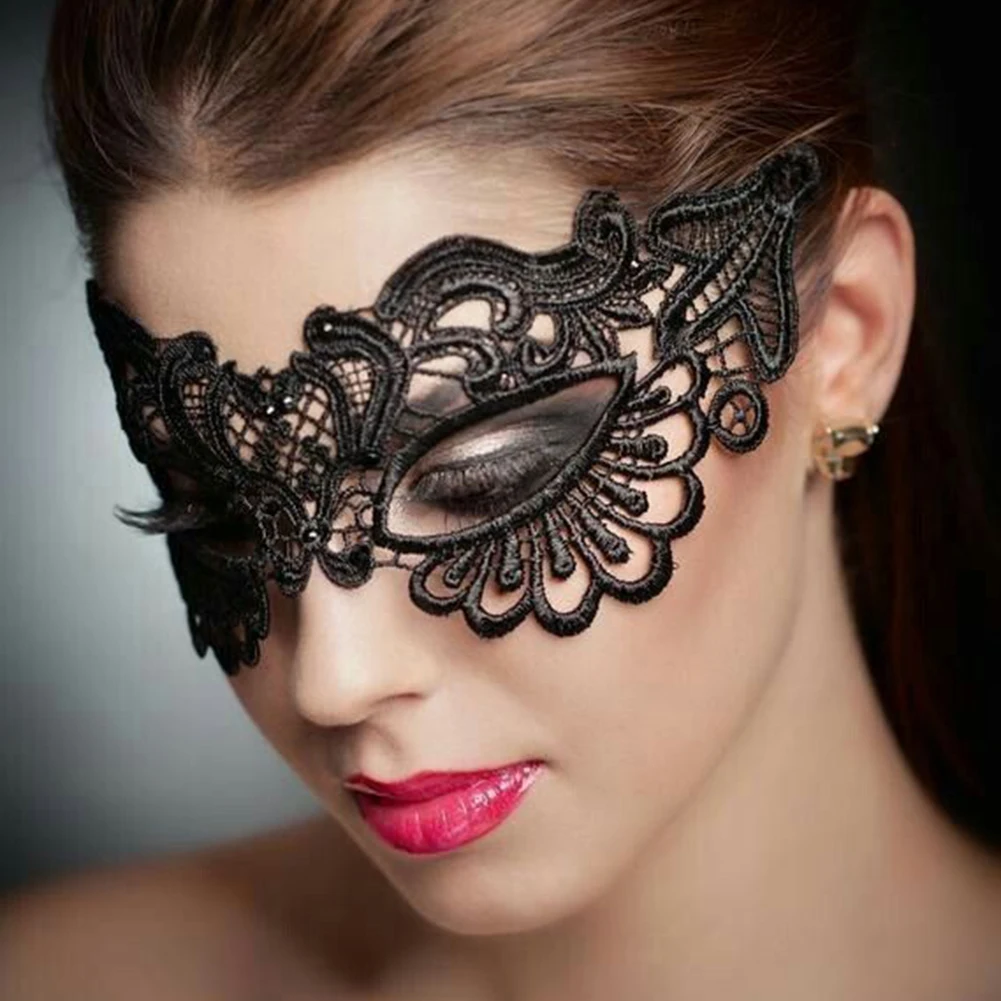 HOT SALES!!! Women Hollow Lace Masquerade Face Mask Princess Prom Party Props Costume Halloween Sexy | Дом и сад