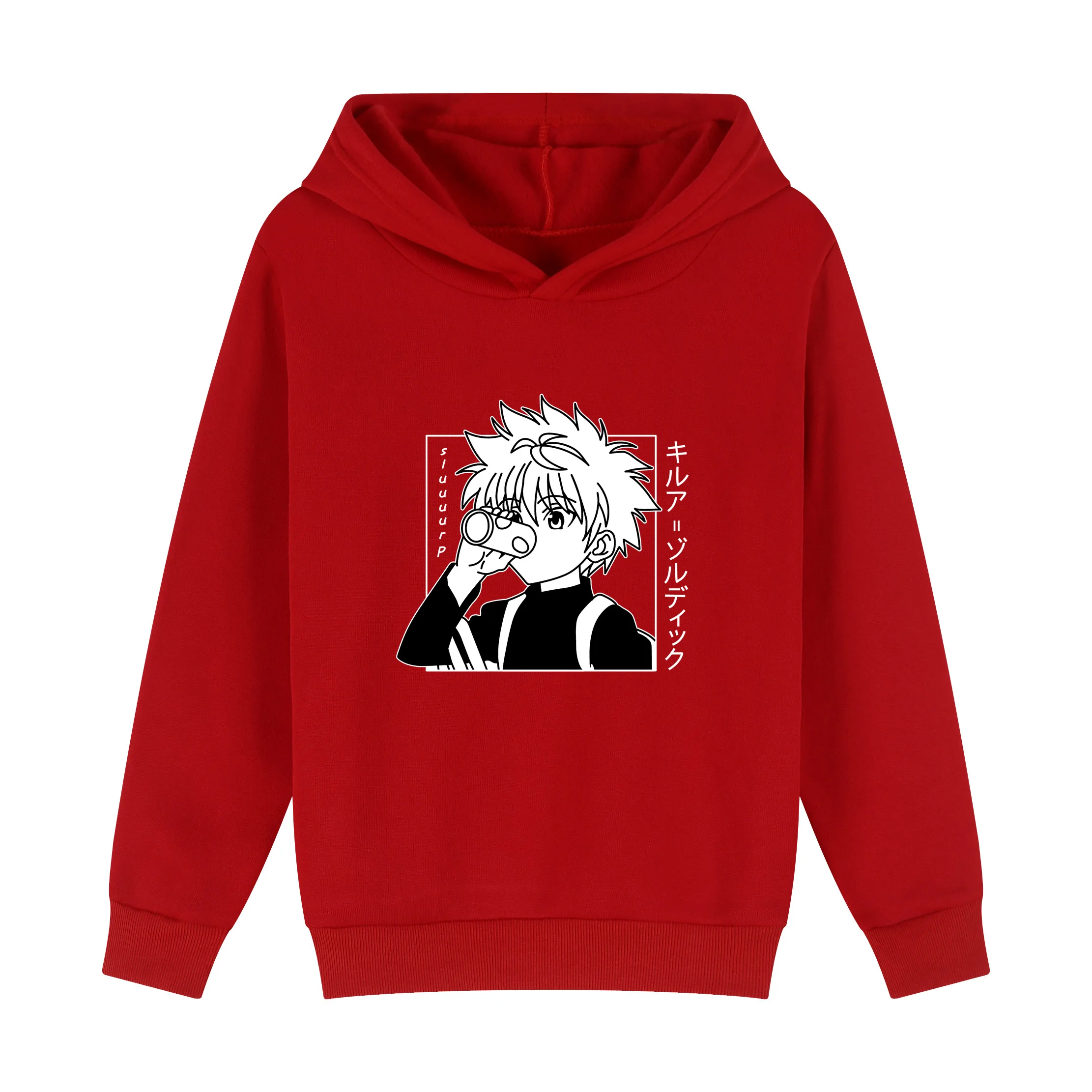 

Толстовка с капюшоном для студентов Hunter X Hunter, толстовка Killua Zoldyck, свободная толстовка с капюшоном с принтом поп-т манга, верхняя одежда