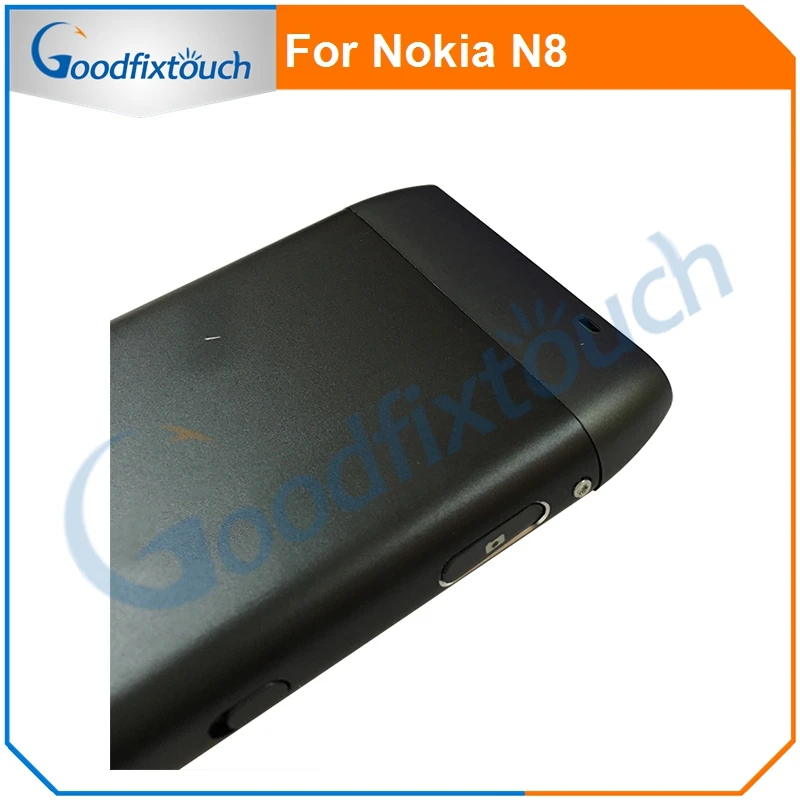 Для Nokia N8 Задняя крышка батареи задняя стеклянный корпус чехол с рамкой и