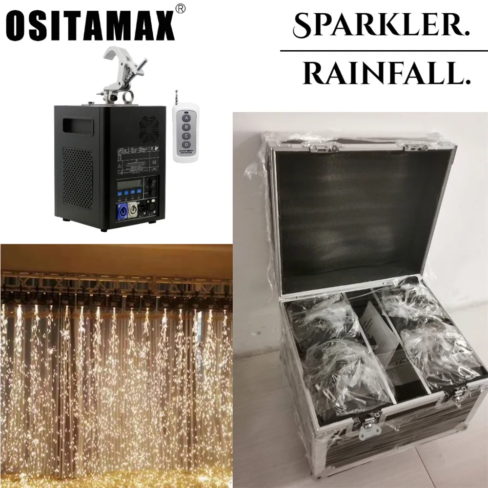Машина для фейерверков 650 Вт аппарат создания эффекта дождя и водопада DMX