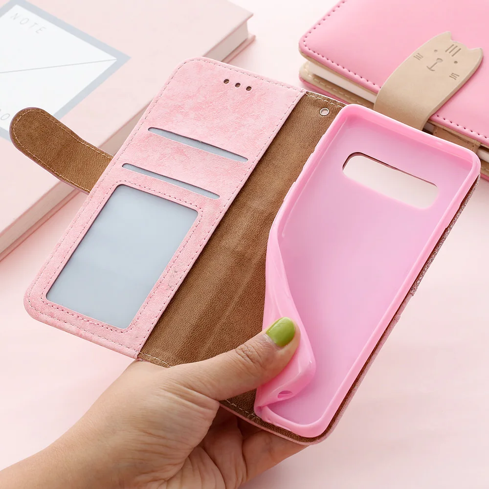 LCHULLE роскошный флип-кошелек из искусственной кожи чехол для samsung S8 S9 S10 Plus S10E S7 Edge блестящий чехол для телефона для Galaxy Note 10 Plus