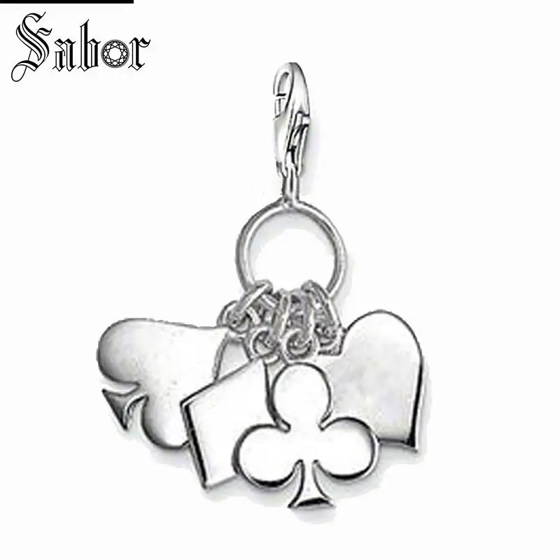 Подвеска с покерной тематикой thomas Lucky ювелирные изделия для мужчин и женщин 2020